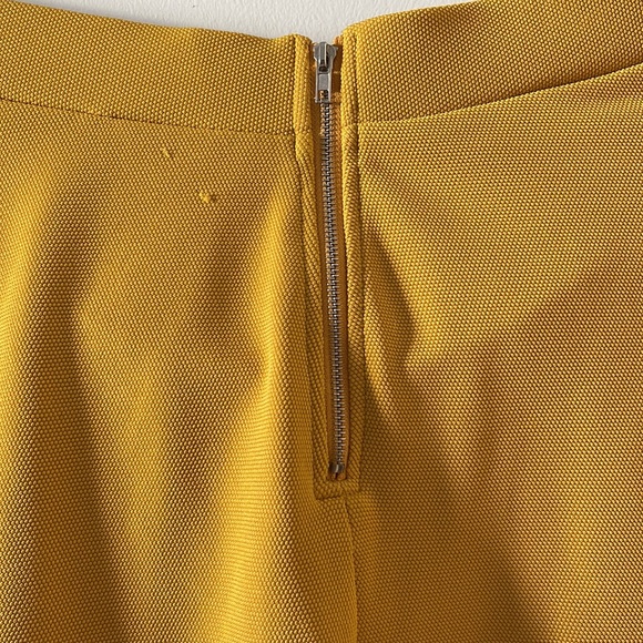 Forever 21 - High-waited Circle Skirt - Mustard - Size 2X - Picture 3 of 9